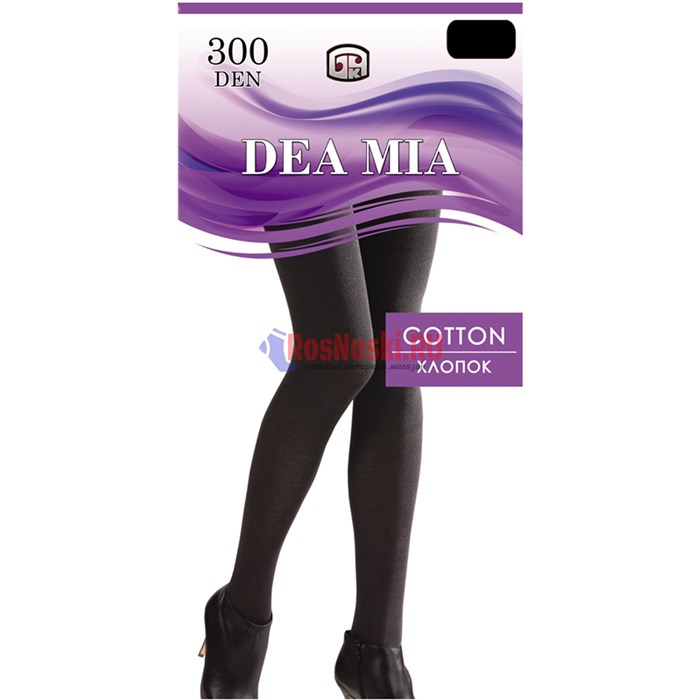 1464-000 Колготки женские DEA MIA Cotton 300, хлопок - фото 385125
