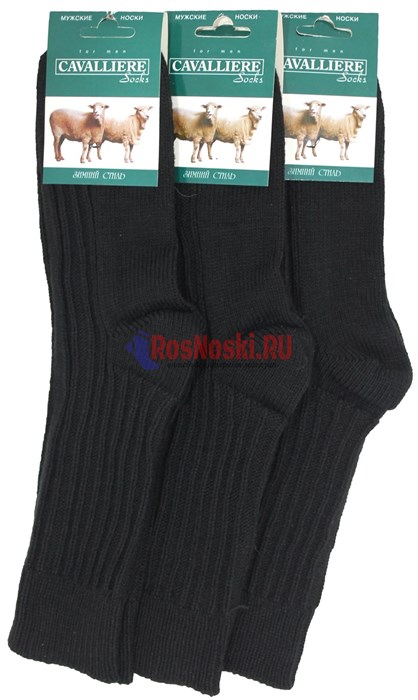 М 500 Носки мужские RUSOCKS "Cavalliere", полушерстяные - фото 760300