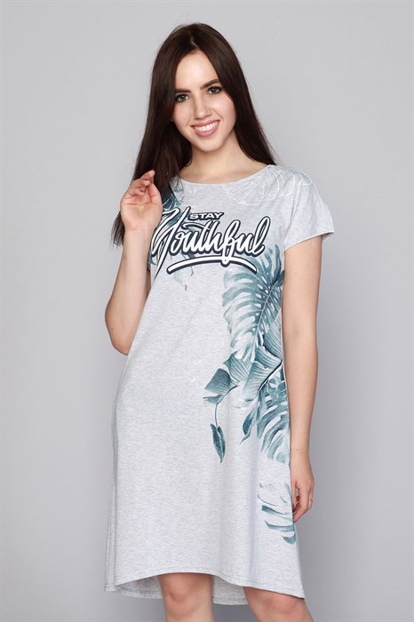 Платье женское MARGO, "Монстеры", хлопок, с принтом - фото 761907