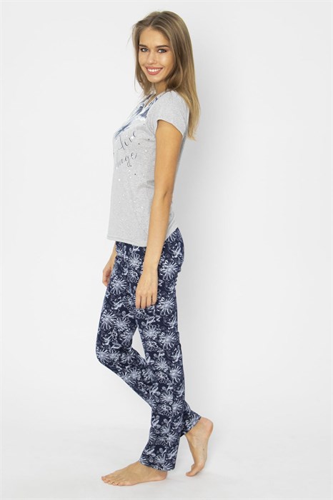 Комплект женский MARGO, "Признание", брюки с футболкой, хлопок - фото 763960