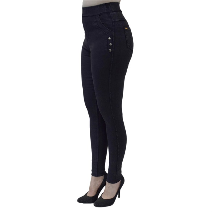 Л1101 Лосины женские ЛУНА, хлопок с бамбуком, джеггинсы с карманами - фото 786904