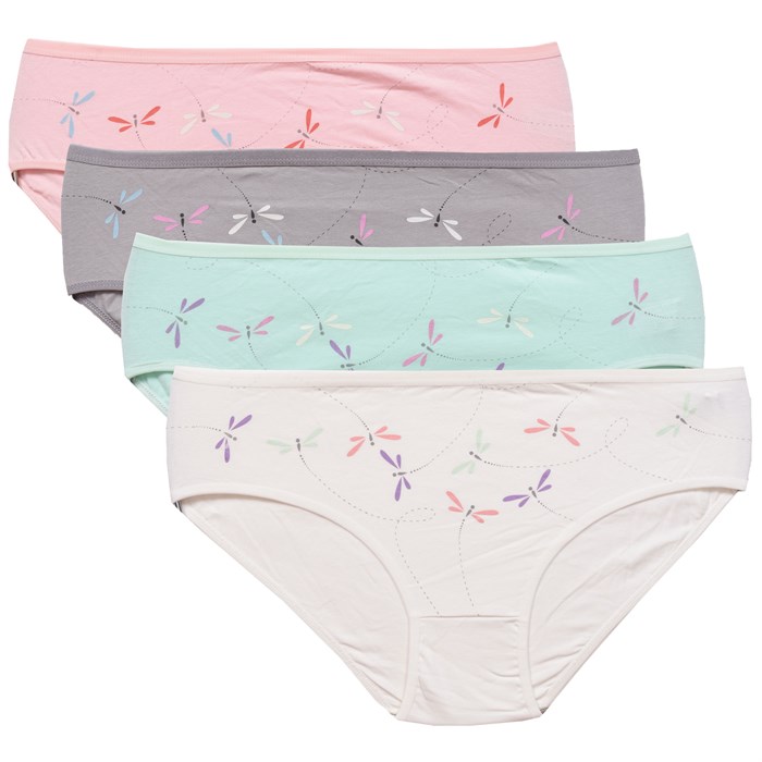 28278 Комплект женских трусов NICOLETTA, слипы, хлопок, с рисунком - фото 786912