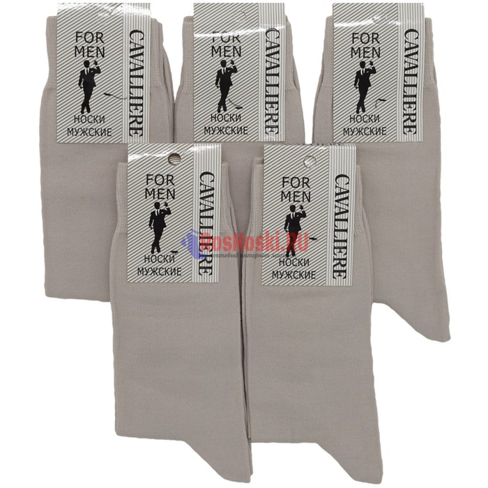 С 330/1 Носки мужские RUSOCKS "Cavalliere" (Кавалер), гладкие, с эластаном - фото 787198