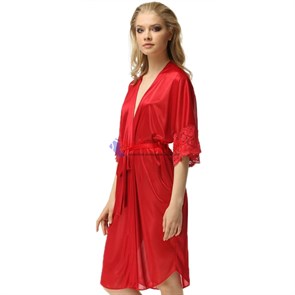 {{photo.Alt || photo.Description || '8703 Халат женский MARBIN LINGERIE, кружево на рукаве, до колена'}}