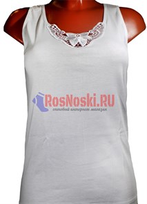 {{photo.Alt || photo.Description || '199 Майка женская MUDEM TEKSTIL, хлопок, широкие бретели, кружевная вставка'}}