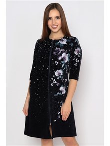 {{photo.Alt || photo.Description || 'Халат женский MARGO, "Дева", кулирка, на молнии, с принтом'}}