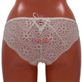 6675 Трусы женские, слипы, хлопок, кружево, шнуровка сзади - фото 214855