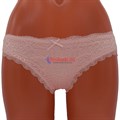 6675 Трусы женские, слипы, хлопок, кружево, шнуровка сзади - фото 214859