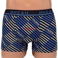 INS-18239 Трусы мужские ИНСАН, боксеры, хлопок с бамбуком, с рисунком - фото 253900