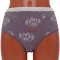 8908 Комплект женских трусов, хлопок, кружевная резинка, большие размеры - фото 378378