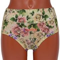 9208 Комплект женских трусов, бамбук, цветочный рисунок, большие размеры - фото 378407