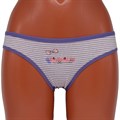 1963 Комплект женских трусов, слипы, хлопок, в полоску, с бантиком - фото 378418 1963 Комплект женских трусов, слипы, хлопок, в полоску, с бантиком - фото 378418