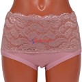0101 Комплект женских трусов, хлопок, кружевные, большие размеры - фото 378430