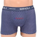 M7032 Трусы мужские MINGLI, боксеры, хлопок с бамбуком, с рисунком - фото 384790