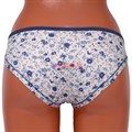 6620 Комплект женских трусов, слипы, бамбук, в цветочек - фото 385440