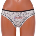 6620 Комплект женских трусов, слипы, бамбук, в цветочек - фото 385442