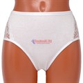 9024н Комплект женских трусов, слипы, хлопок, кружевные вставки по бокам - фото 385481