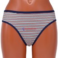 М7008 Комплект женских трусов, хлопок, в полоску, большие размеры - фото 385500
