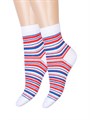 ЛС660-1 Носки женские ЛЧПФ, хлопок, в полоску - фото 431320 ЛС660-1 Носки женские ЛЧПФ, хлопок, в полоску - фото 431320