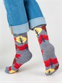 С1259 Носки женские КРАСНАЯ ВЕТКА, хлопок, с рисунком - фото 600087