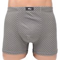 M7714 Трусы мужские MINGLI, боксеры, хлопок с бамбуком, тонкая резинка, с рисунком - фото 750946