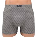 М7668 Трусы мужские MINGLI, боксеры, хлопок с бамбуком, тонкая резинка, с рисунком - фото 755348