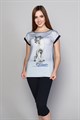 Комплект женский MARGO, "Царица", бриджи с футболкой - фото 759549