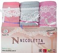 83208 Набор женских трусов NICOLETTA, слипы, однотонные, кружево сверху - фото 759648
