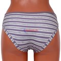 418 Комплект женских трусов, слипы, бамбук, в полоску - фото 761455