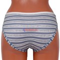 418 Комплект женских трусов, слипы, бамбук, в полоску - фото 761458