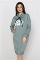 Платье женское MARGO, "Майя", футер, карманами, с принтом - фото 761867