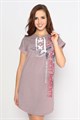Платье женское MARGO, "Bon", футер, прямое, с принтом - фото 761879