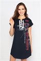Платье женское MARGO, "Bon", футер, прямое, с принтом - фото 761892