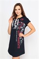 Платье женское MARGO, "Bon", футер, прямое, с принтом - фото 761893