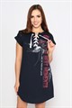 Платье женское MARGO, "Bon", футер, прямое, с принтом - фото 761894