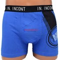 8086 Трусы мужские IN.INCONT, боксеры, хлопок, широкая резинка, с рисунком - фото 762300