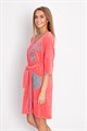 Халат женский MARGO, "Василиса", велюр, на молнии, с поясом - фото 763472