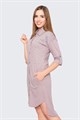 Халат женский MARGO, "Стразы", хлопок, на пуговицах, удлиненный сзади - фото 763639