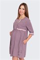 Комплект женский MARGO, "Киндер", халат с сорочкой, хлопок, для беременных - фото 763884