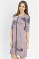 Халат женский MARGO, "Voyage", кулирка, на молнии, рукав три четверти - фото 764612 Халат женский MARGO, "Voyage", кулирка, на молнии, рукав три четверти - фото 764612