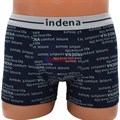 IN-65048 Трусы мужские INDENA, хлопок с эластаном, широкая резинка, с надписями - фото 764937