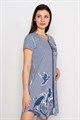 Халат женский MARGO, "Линда", кулирка, на молнии, с принтом - фото 765206
