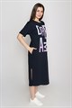 Платье женское MARGO, "Икона стиля", хлопок, прямое, с разрезами по бокам - фото 766044