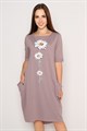 Платье женское MARGO, "Роман", хлопок, с объемными карманами, с принтом - фото 768680