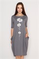 Платье женское MARGO, "Роман", хлопок, с объемными карманами, с принтом - фото 768685