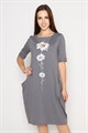 Платье женское MARGO, "Роман", хлопок, с объемными карманами, с принтом - фото 768686