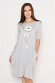 Платье женское MARGO, "Роман", хлопок, с объемными карманами, с принтом - фото 768692