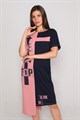 Платье женское MARGO, "Top", хлопок, с асимметричным подолом и контастной расцветкой - фото 768877