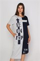 Платье женское MARGO, "Top", хлопок, с асимметричным подолом и контастной расцветкой - фото 768879