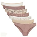 13994 Набор женских трусов NICOLETTA, слипы, хлопок, с рисунком, неделька - фото 769906